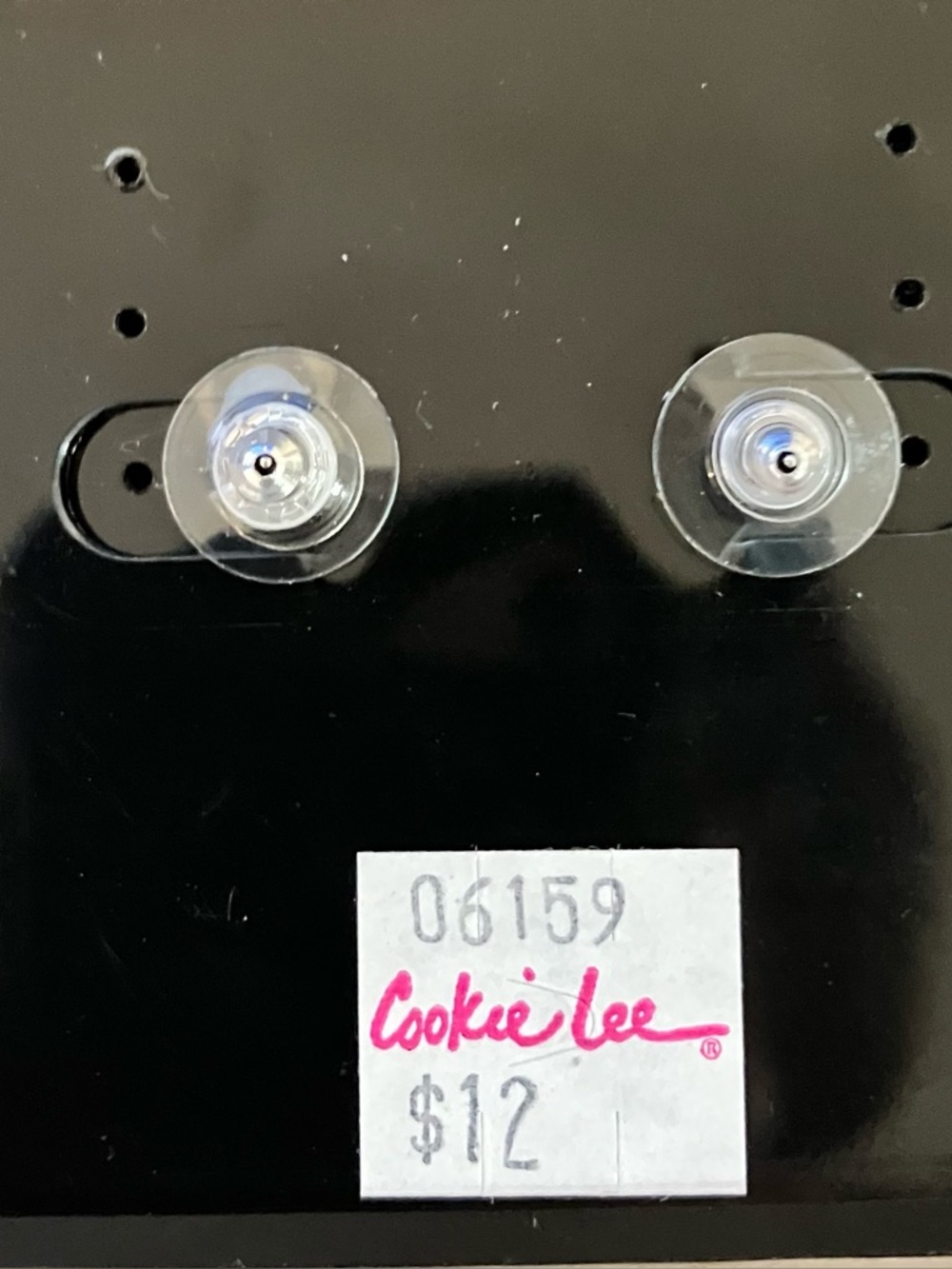 Cookie Lee Crystal Earrings-NWT - Picture 2 of 5